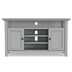 WYNDENHALL Halifax 54 inch Wide Solid Wood Transitional TV Stand - 54 W x 18.9 D x 31.9 H