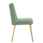 Jose Gold Finish Fabric Dining Chair (Set of 2) by iNSPIRE Q Modern