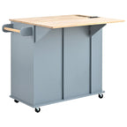 Kitchen Island with Power Outlet