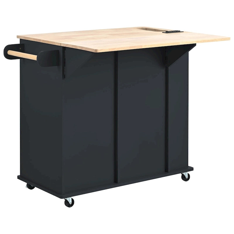 Kitchen Island with Power Outlet