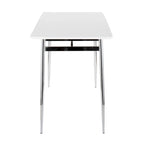 Silver Orchid Naldi Counter Height Dining Table
