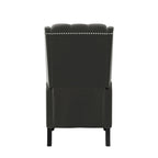 Gracewood Hollow Bea Velvet Wingback Push Back Recliner Chair