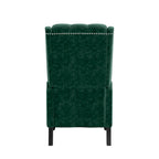 Gracewood Hollow Bea Velvet Wingback Push Back Recliner Chair