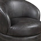 Steve Silver Stella Faux Leather Swivel Accent Chair