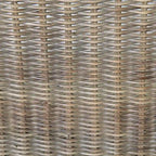 Natural Rattan Cushioned Dining Accent Chair by East at Main