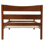 Wood Platform Bed with Headboard