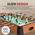 Hathaway Hurricane 54-Inch Foosball Table with Light Cherry Finish