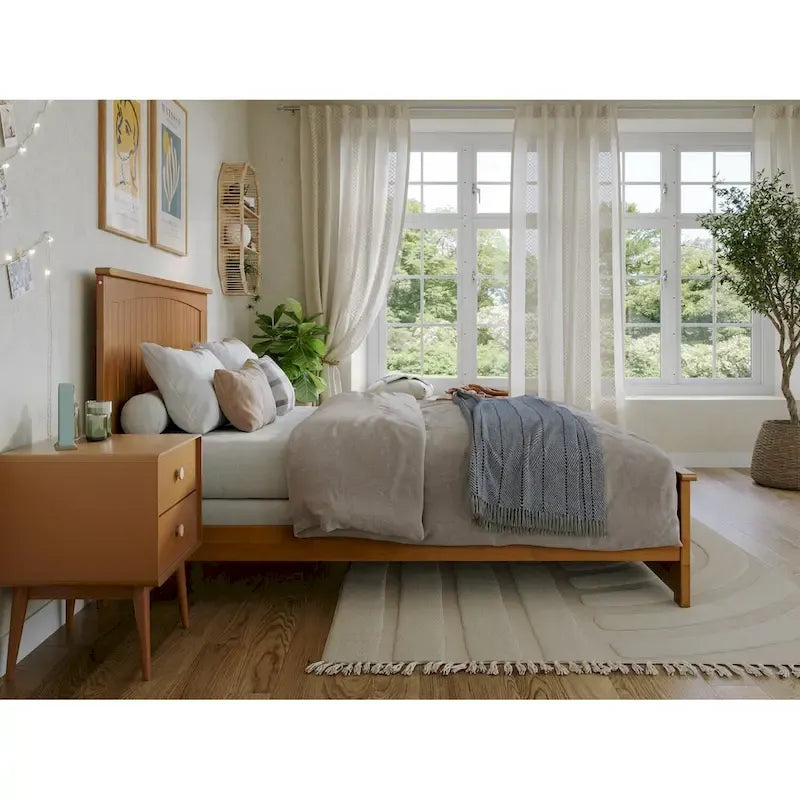 AFI, Nantucket Foundation Bed with Matching Footboard