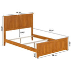 AFI, Nantucket Foundation Bed with Matching Footboard