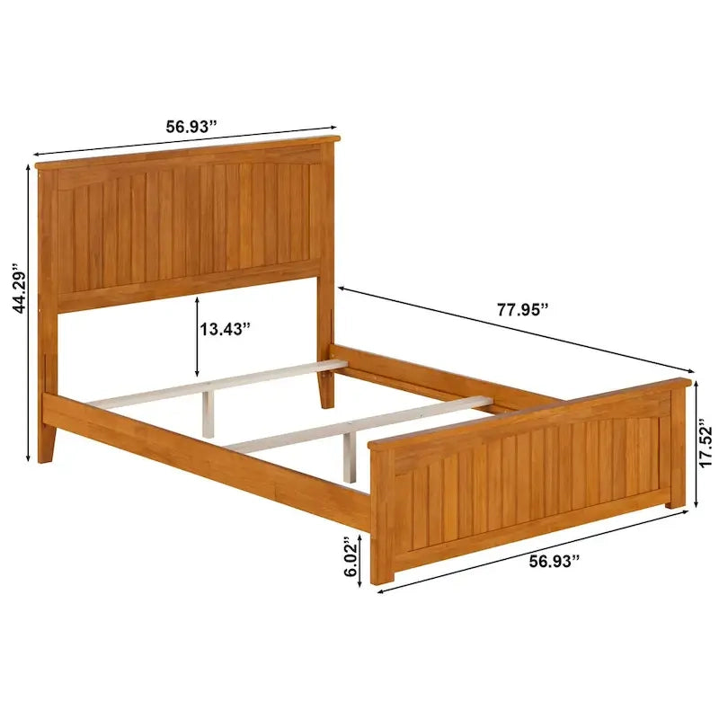 AFI, Nantucket Foundation Bed with Matching Footboard