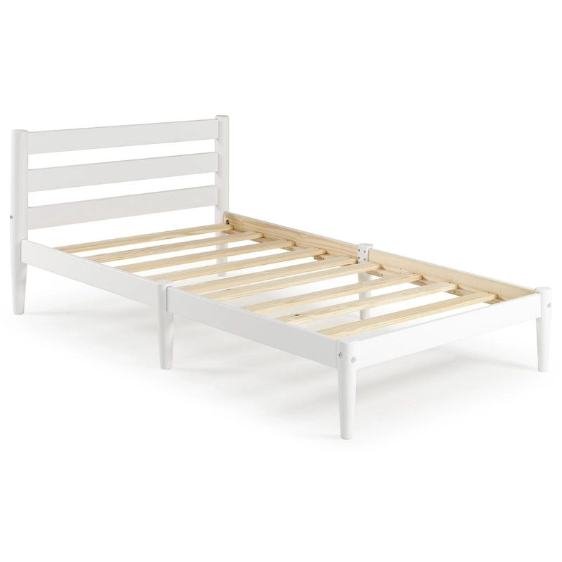 Mid-Century Twin Size Platform Bed