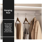 Kerrogee Grand Wardrobe/Armoire/Closet , 47.2 W x 69.7 H x 18.3 D