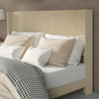 Velvet Upholstered Platform Bed Frame