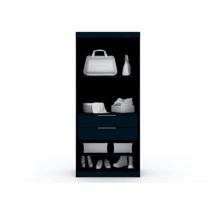Mulberry 3.0 Sectional Modern Corner Wardrobe Closet Set of 2