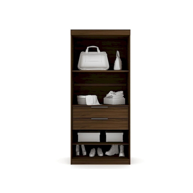 Mulberry 3.0 Sectional Modern Corner Wardrobe Closet Set of 2