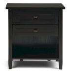 WYNDENHALL Norfolk 24 inch Wide Transitional Bedside Nightstand Table - 24 Inches wide