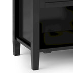 WYNDENHALL Norfolk 24 inch Wide Transitional Bedside Nightstand Table - 24 Inches wide