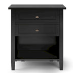 WYNDENHALL Norfolk 24 inch Wide Transitional Bedside Nightstand Table - 24 Inches wide