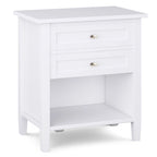 WYNDENHALL Norfolk 24 inch Wide Transitional Bedside Nightstand Table - 24 Inches wide