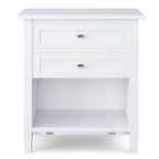 WYNDENHALL Norfolk 24 inch Wide Transitional Bedside Nightstand Table - 24 Inches wide