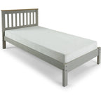 Wood Slatted Twin Size Bed Corona Collection