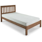 Wood Slatted Twin Size Bed Corona Collection