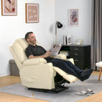 Moasis PU Massage Reclining Living Room Chair Power Lift Recliner Chair