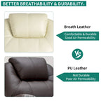 Moasis PU Massage Reclining Living Room Chair Power Lift Recliner Chair