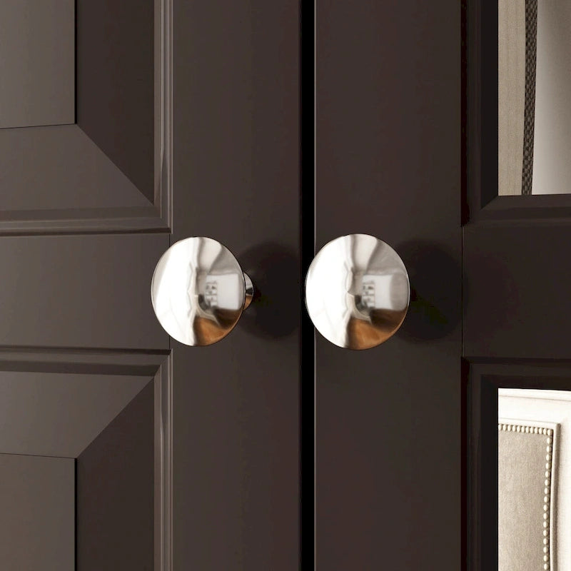 70.9H White Lacquered Armoires Wardrobes With Mirror Doors