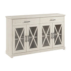 Lennox 60W Farmhouse TV Stand for 75 Inch TV by Bush Furniture