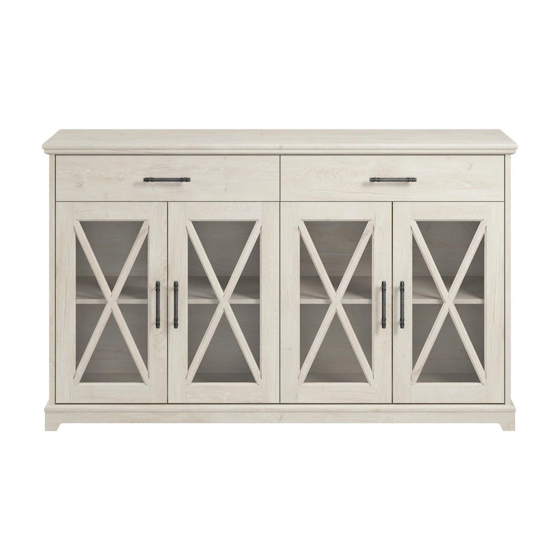 Lennox 60W Farmhouse TV Stand for 75 Inch TV by Bush Furniture