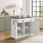 Crosley Shoreline Kitchen Island - 18d x 40W x 36.13h