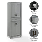 Crosley Tara 3-piece Sideboard and Pantry Set - 15x108.5x67.75