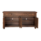 Harbor Point Rustic Cherry 72-inch TV Console - 72-Inch Wide