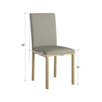 Darcy Faux Marble Top and Gold Dining Set by iNSPIRE Q Bold