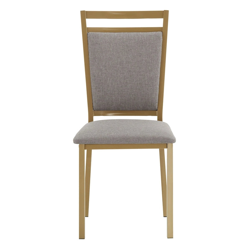 Darcy Faux Marble Top and Gold Dining Set by iNSPIRE Q Bold