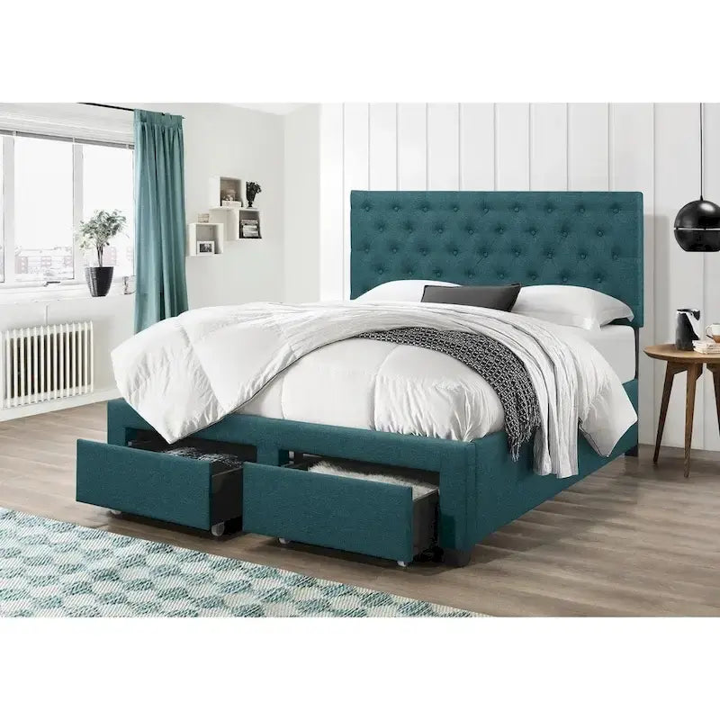 Copper Grove Naarden Panel Storage Bed