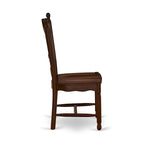 East West Furniture Modern Dining Table Set- a Rectangle Wooden Table and Dining Room Chairs, Mahogany (Pieces Option)