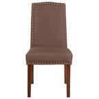 Parsons Chair with Silver Nailhead Trim (Set of 2)