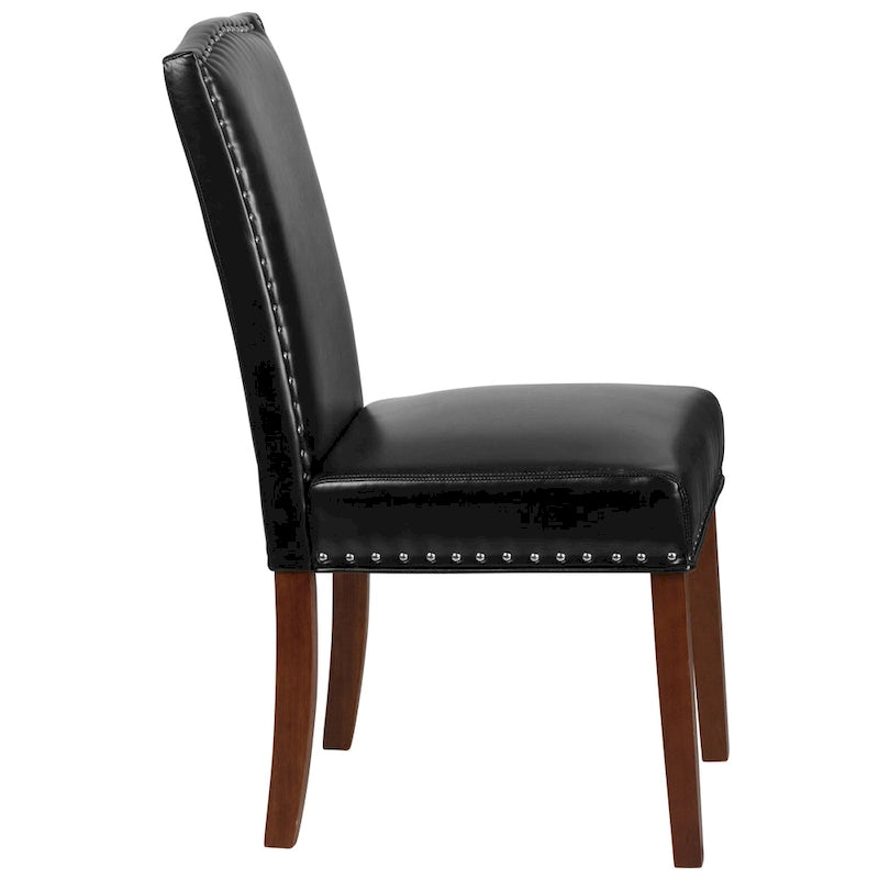 Parsons Chair with Silver Nailhead Trim (Set of 2)