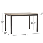 Darcy Faux Marble Top Metal 5-Piece Dining Set by iNSPIRE Q Bold