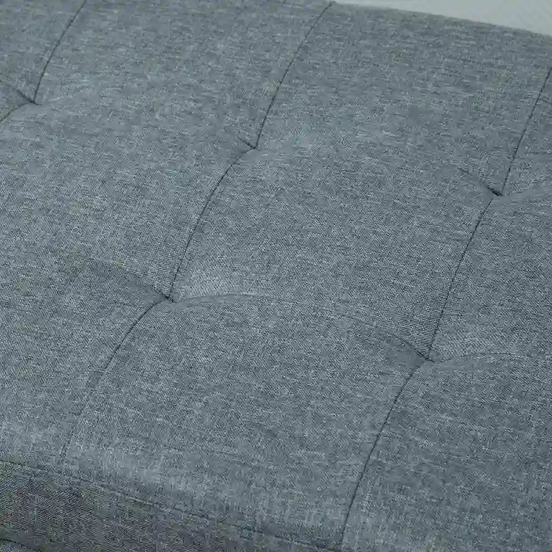 Porch & Den Holmden 51-inch Fabric Tufted Storage Ottoman Bench