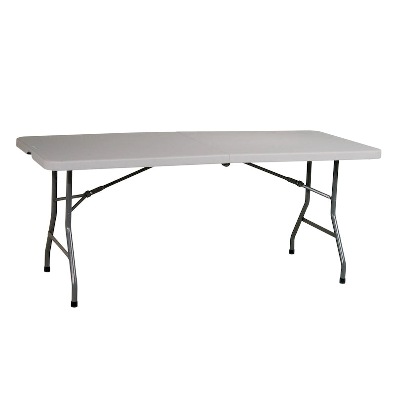 Office Star 6 ft. Center-fold Resin Top Multi-purpose Table