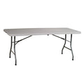 Office Star 6 ft. Center-fold Resin Top Multi-purpose Table