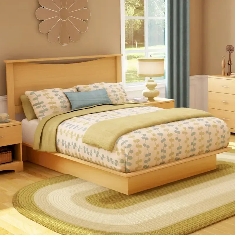South Shore Step One Queen Platform Bed and Headboard (54/60)