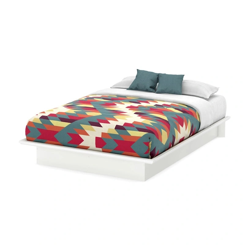 South Shore Step One Queen Platform Bed and Headboard (54/60)