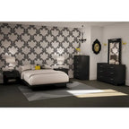 South Shore Step One Queen Platform Bed and Headboard (54/60)
