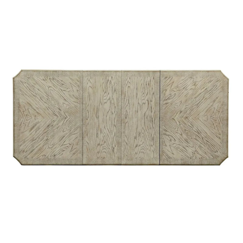 Furniture of America Tani White 100-inch Wood Expandable Dining Table