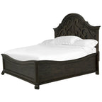 Bellamy Traditional Peppercorne Shaped Panel Bed