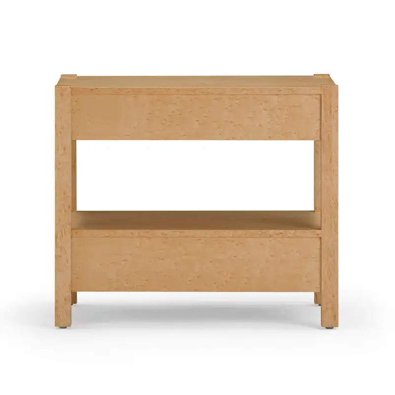 Brandyss Wooden 2 Drawer Nightstand